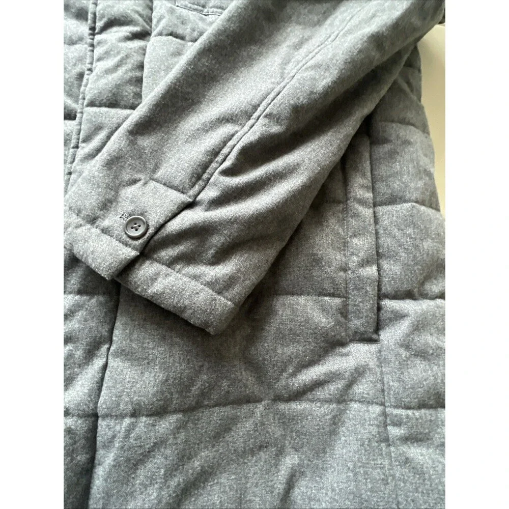 Banana Republic Heather Gray Men’s Quilted Jacket Size L